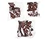 Premium Big Briks Brown Basic Builder Set #1 - 84 Pack - (Big LEGO® DUPLO® Compatible) - Large Pegs