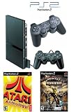 Slim Sony Playstation 2 Value Bundle - 86 Games, 2 Controllers