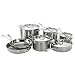Le Creuset Tri-Ply Stainless Steel 12 piece cookware set