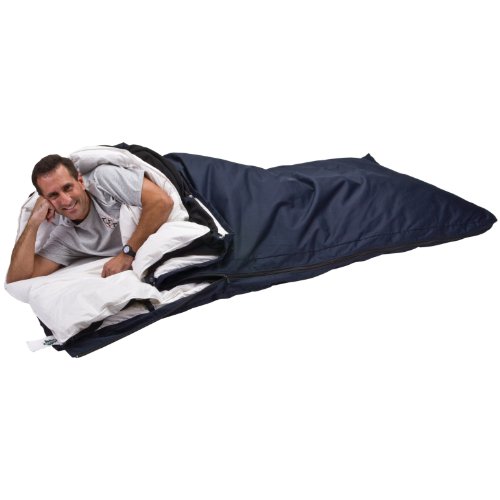 Woods Arctic 5 Star Canadian Made, Minus 50-Degree Fahrenheit Sleeping Bag , Navy, Large