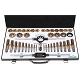 Pittsburgh 45 Piece SAE Titanium Nitride Coated Alloy Steel Tap & Die Set