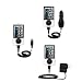 Electronics : Deluxe Kit for the Microsoft Zune Gen2 includes a USB cable with Car and Wall Charger - Gomadic Brand w/ TipExchange Technology