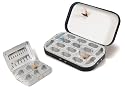 Okuma Traditional Silver Aluminum Foam Fly Box with Foam