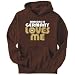 Hoodie Mens Brown 