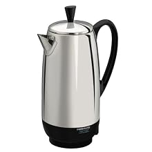Farberware FCP412 12-Cup Percolator, Stainless Steel
