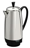 Farberware FCP412 12-Cup Percolator, Stainless Steel