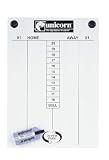 picture of Unicorn Wipe Clean Scoreboard - White/Black