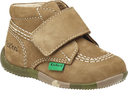Kickers Kid's BILOU3 Hook Loop Fashion Comfort Boots