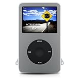 yooZoo iPod Classic / Video Premium Silicone Case Skin for Apple iPod Classic 80GB and iPod Video 30GB models with lanyard - Fog White