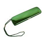 GREEN ALUMINUM SLIM CLIP-ON EYEGLASS CASE