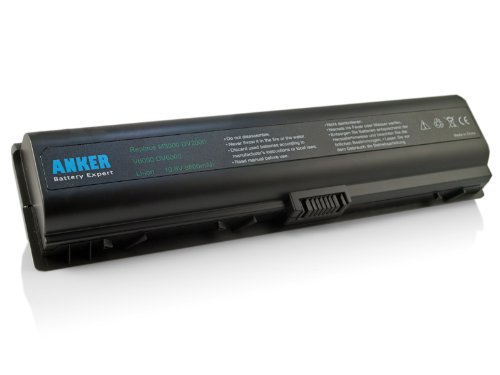 Anker New Laptop Battery for HP Pavilion DV2000 DV2000t DV2100 DV2120us DV2125nr DV2200 DV2315nr DV2415nr DV2500 DV2700 DV2715nr DV2845se DV2915nr; HP Pavilion DV6000 DV6000t DV6105us DV6226us DV6308nr DV6426us DV6449us DV6500 DV6605us DV6700 DV6700t DV6810us DV6910us DV6915nr fits 446506-001 441425-001 ev089aa ev088aa [Li-ion 12-cell 8800mAh]
