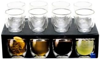 Moderna Artisan Series By Ozeri 8pc Double-wall 8 Oz. Glasses by Moderna Artisan