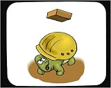 Mouse Pad with animals, hardhat, turtle, animal