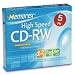 CDRW 80 5PK Slim PDQ 4-12X, AV Blank Media, Accessories, Audio and Video, Electronics & Computers