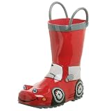 Western Chief Infant/Toddler Automobilly Rain Boot,Red,9 M US Toddler