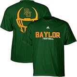 adidas Baylor Bears Green Helmet Mask Basic T-shirt