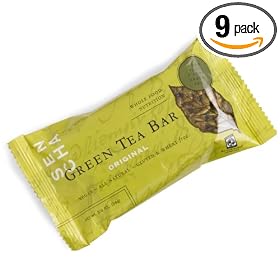 SEN CHA Green Tea Bar Original, 2-Ounce Bars (Pack of 9)