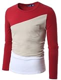 Doublju Mens Casual Crew Neck T-shirts