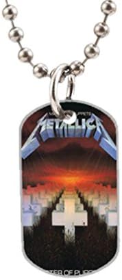 Metallica Master Of Puppets Fashion Image Custom Unique Personalized Dog Tag Necklaces, dogtag size About 1.3X 2.2 inches Ideal Gift