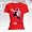 Michael Jackson - Red London 02 Babydoll T-Shirt, SMALL