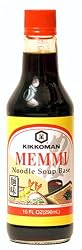 Kikkoman Memmi Noodle Soup Base, 10-Ounce Bottle (Pack of 3)