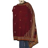 Female Gifts Embroidered Shawl Scarf Wool Accessory 80 x 40 inches