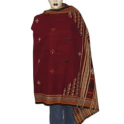 Female Gifts Embroidered Shawl Scarf Wool Accessory 80 x 40 inches