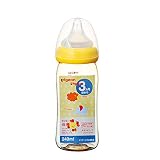 (ピジョン)Pigeon 母乳実感 哺乳びん プラスチック PPSU 240ml アニマル柄[00342]