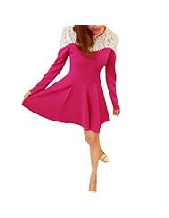 Lace Babydoll Polyester Mini Dress 