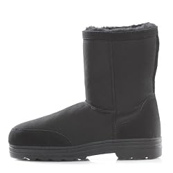 Dominion 'Edmund' Men's Shearling Boots with Rugged Tread