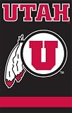 Utah Utes Premimum Applique Banner Flag