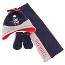 Childrens/Kids Thomas The Tank Engine Embroidered Hat Scarf & Mittens Set