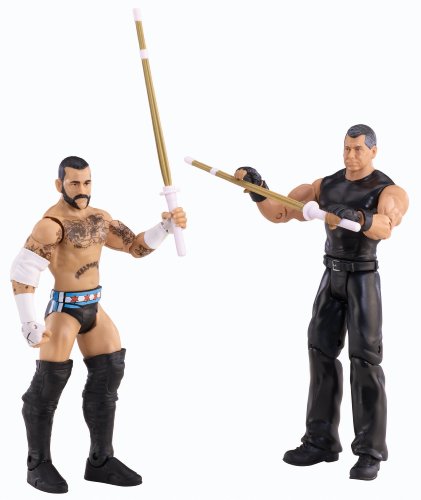WWE Battle Pack CM Punk vs. Vince McMahon Action Figure, 2-Pack