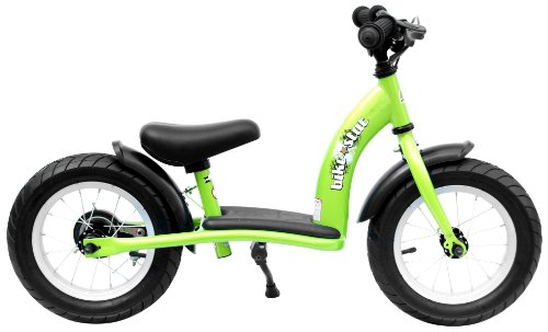 bike*star 30.5cm (12 Inch) Kids Learner Balance Beginner Run Bike Classic - Green