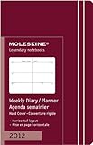 MOLESKINE モレスキン 2012年 ウィークリー ホリゾンタル(横型)  /  ハードカバーボルドー / XS-