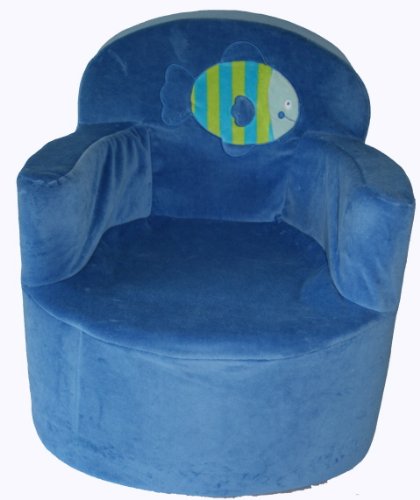 Kid's Chair and Sofa, Toddler's Armchair. Sea Collection-blue