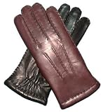 Men's Handsewn Rabbit Fur Lined Gloves By Fratelli Orsini