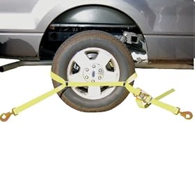 3.5m Car Transporter Lashing