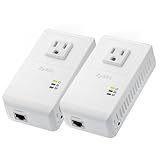 ZyXEL Powerline AV 500 Mbps Wall-Plug Adapter Starter Kit with 2 Units (PLA4215KIT)