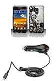 Samsung Galaxy S II Epic 4G Touch (Sprint) Premium Combo Pack - Black Flowe ....