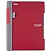 Five Star Advance Spiral Notebook, 2 Subject, College Ruled Paper, 100 Sheets, 9-1/2" x 6", Red (73158)