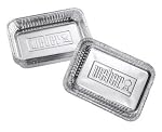 Weber 6415  Small Aluminum Drip Pans- 8.5-Inches by 6-Inches 