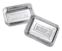 Weber 6415  Small Aluminum Drip Pans- 8.5-Inches by 6-Inches