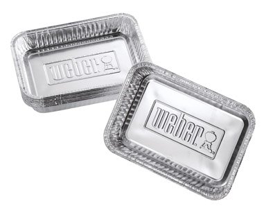 Weber 6415  Small Aluminum Drip Pans- 8.5-Inches by 6-Inches