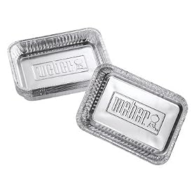 Weber 6415 10-Pack Small Aluminum Drip Pans
