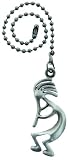 Lazart® Kokopelli Pewter Pull Chain for Ceiling Fans, Lamps & Lighting