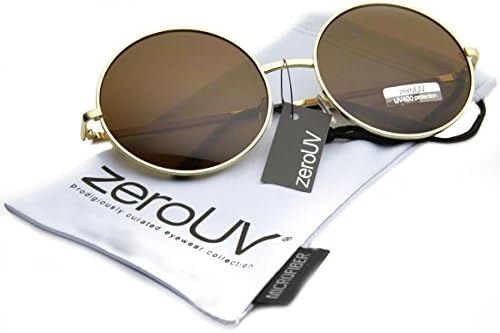 Super Large Oversized Metal Round Circle Sunglasses