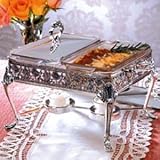 HOME ACCENTS FLORAL DOUBLE BAKER