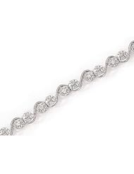 14kt Yellow Gold Fancy Diamond Bracelet 0.25ct TW