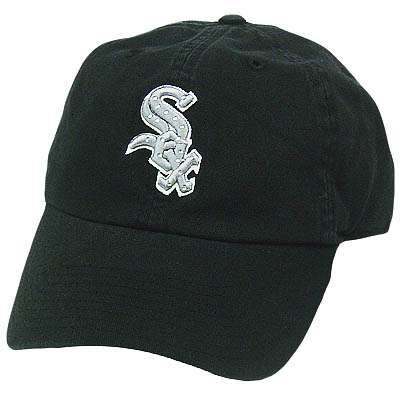 MLB CHICAGO WHITE SOX DIAMOND WOMENS LADIES BLK HAT CAP